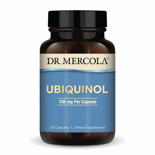 Dr. Mercola Ubiquinol 150 mg, 30 Servings (30 Capsules) - Non-GMO Dietary Supplement