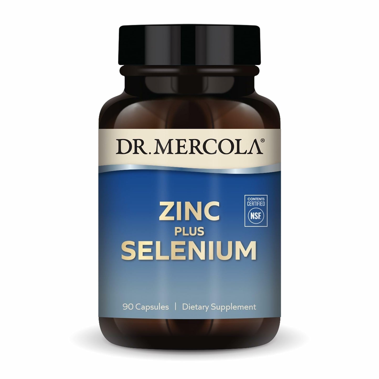 Dr. Mercola Zinc Plus Selenium – Immune & Brain Support – 90 Servings