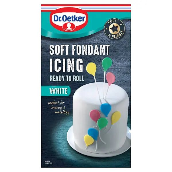 Dr. Oetker Ready to Roll White Soft Fondant Icing 454g (Case of 6)