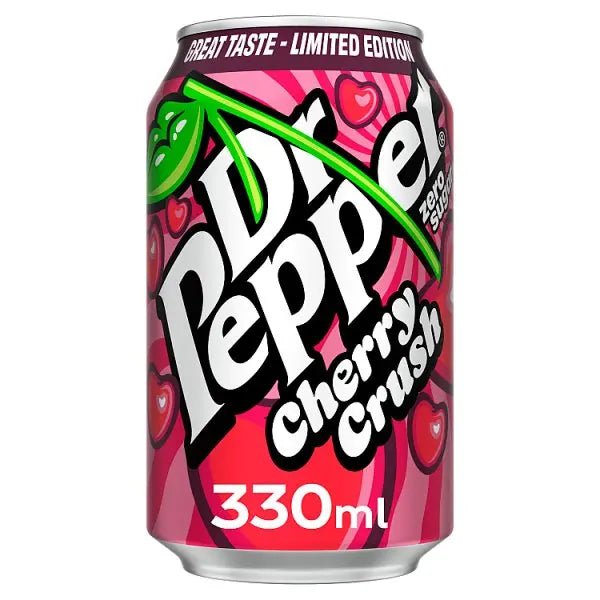 Dr Pepper Zero Cherry Crush 330ml (Case of 24)
