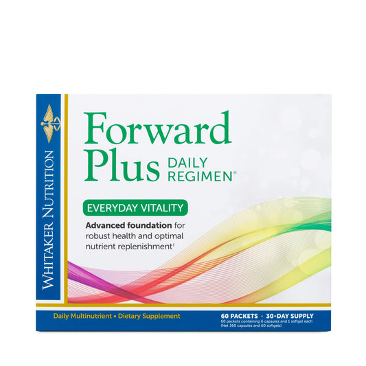 Dr. Whitaker's Forward Plus Daily Regimen – Comprehensive Multivitamin (60 Packets, 30-Day Supply)