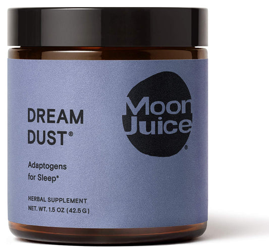 Dream Dust by Moon Juice - Tranquil Rest - Natural Adaptogenic Powder Supplement - Ashwagandha, Chamomile, Jujube, Polygala & Schisandra - Vegan, Non-GMO, Gluten-Free (1.5oz)