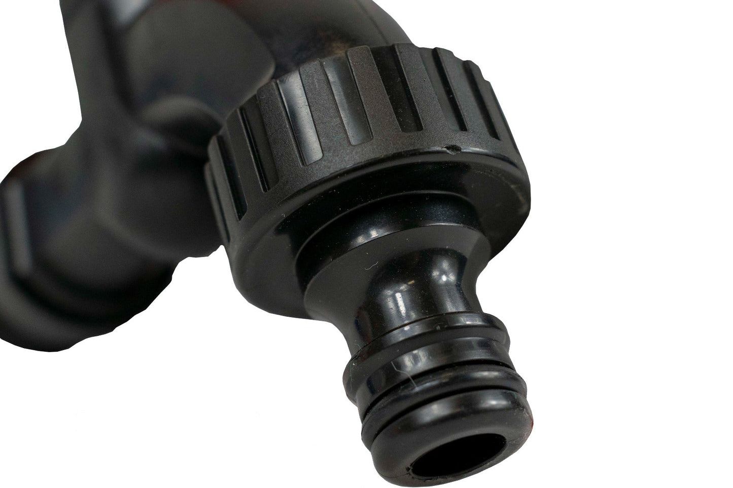 3/4" BSPM Plastic Tap Black/Orange