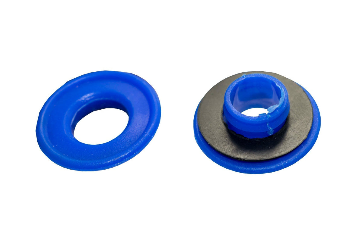 Tarp Eyelets Pack of 10 Blue Waterproof Tarpaulin Cover DIY Workshop Accessory