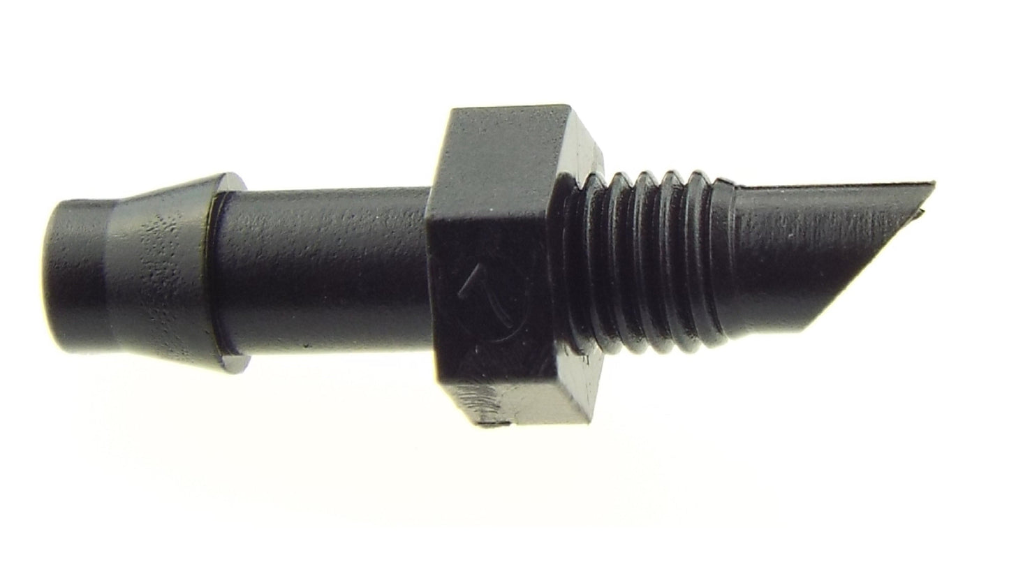 Antelco Adaptor Micro Fitting 4.5mm Barb x 10-32 Thread for Outdoor Watering Kit