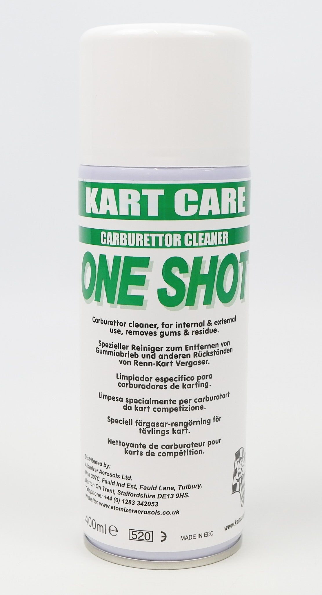 Kart Care ONE SHOT Carb Cleaner Spray 400ml