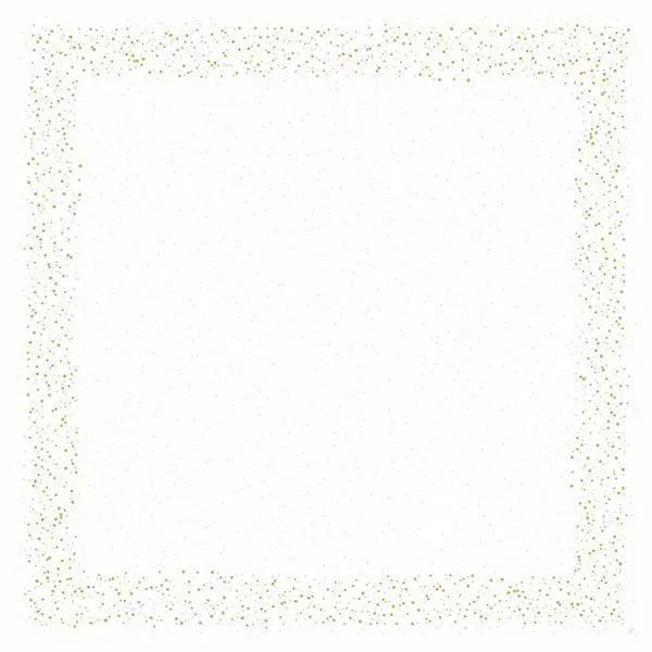 Duni Golden Stardust White Slipcover 84x84cm
