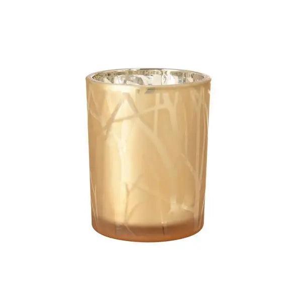 Duni Shimmer Sand Candleholder Glass 100 x 80mm