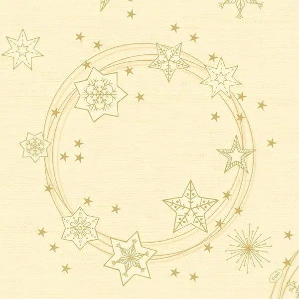 Duni Star Shine Cream 40cm Dunisoft Napkin
