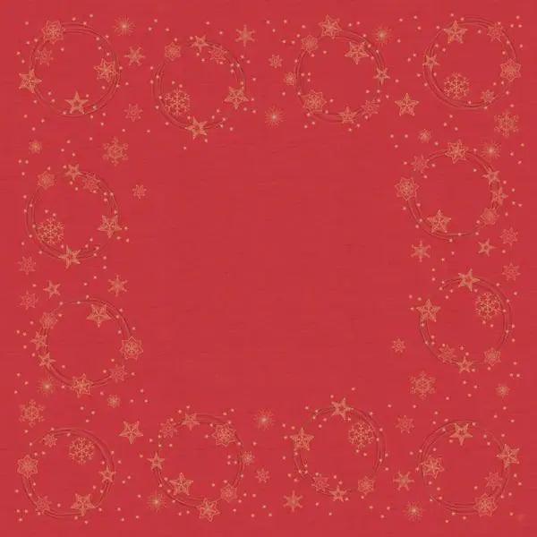 Duni Star Shine Red Slipcover Dunisilk 84x84cm