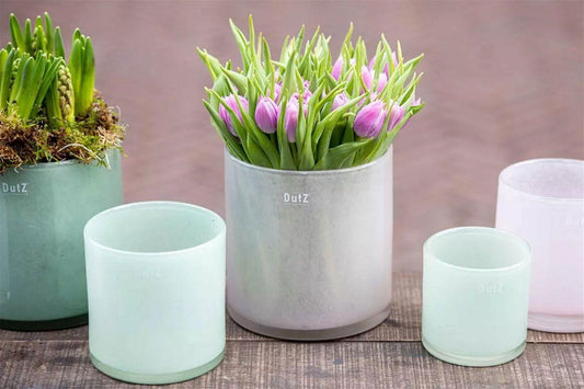 CYLINDER C1 Candleholder Votive - Mouthblown Glass by DutZ
