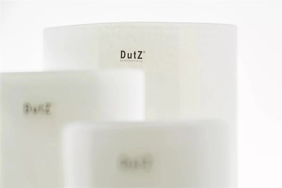 CYLINDER C1 Votive - H14 D14cm -  WHITE
