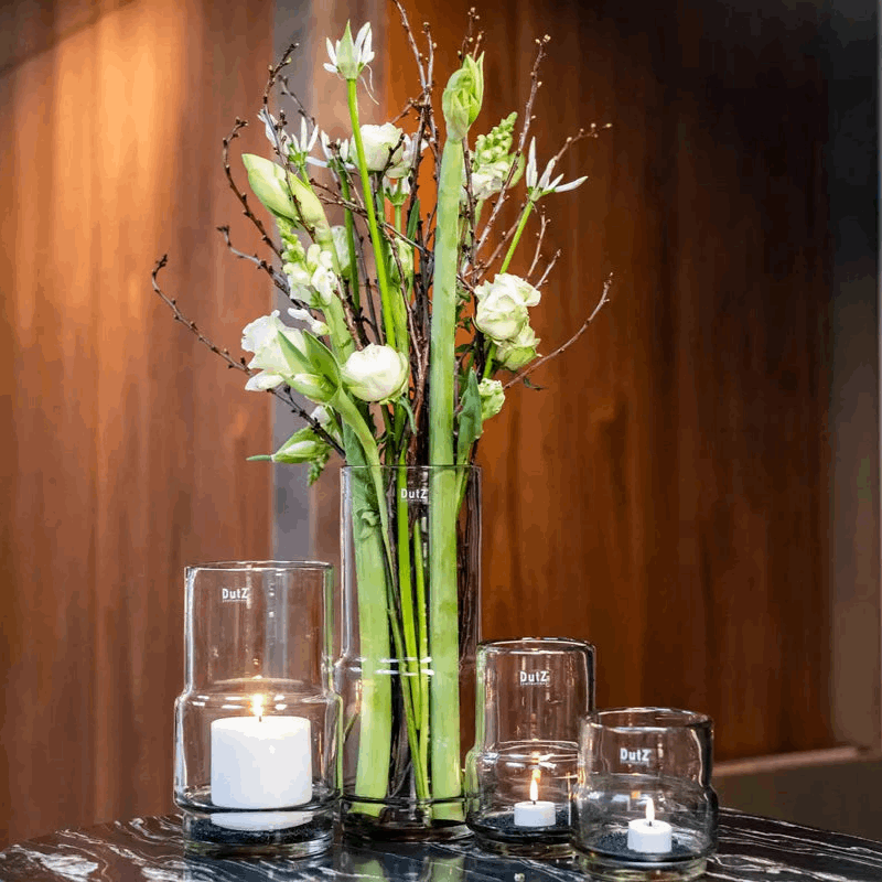 Vase FENN - Clear Glass