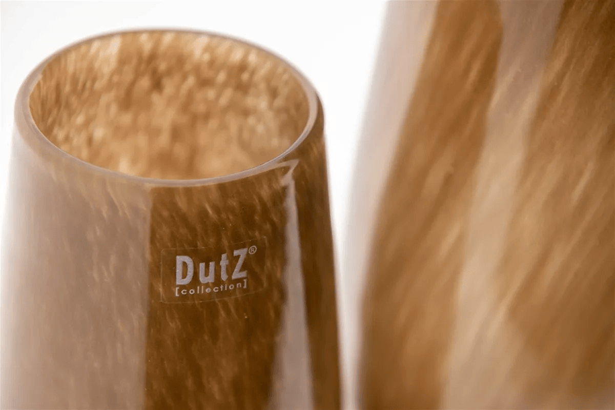 Flower VASE ROBERT - BROWN Glass by DutZ