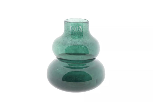 VASE SKRZYSZOW S- H16 D14 cm - DARKGREEN