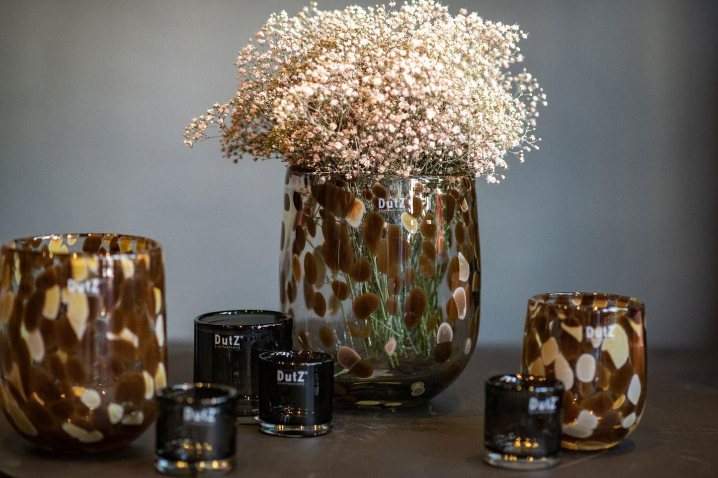 BARREL vase - LEOPARD BROWN Colour by DutZ