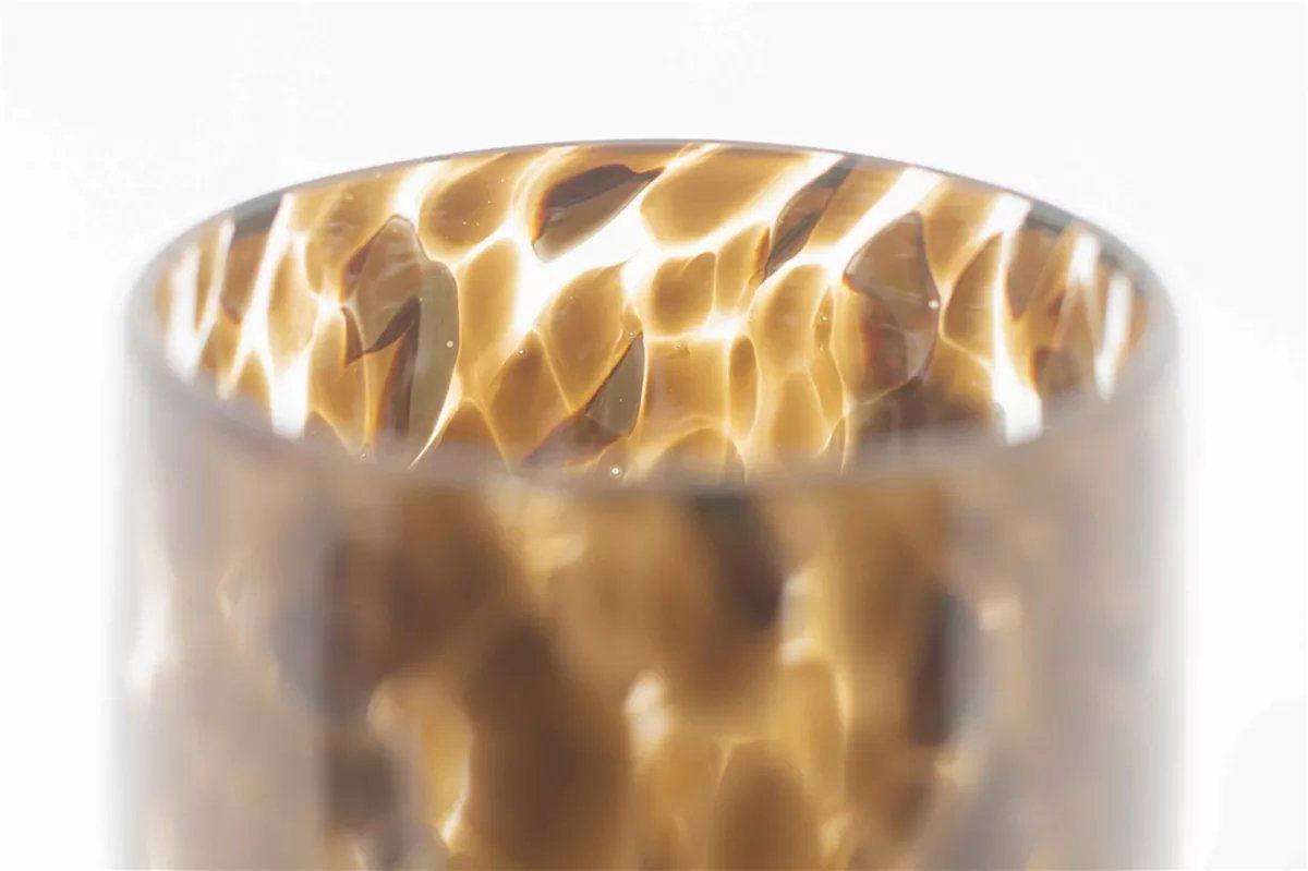 BARREL vase - LEOPARD BROWN Colour by DutZ
