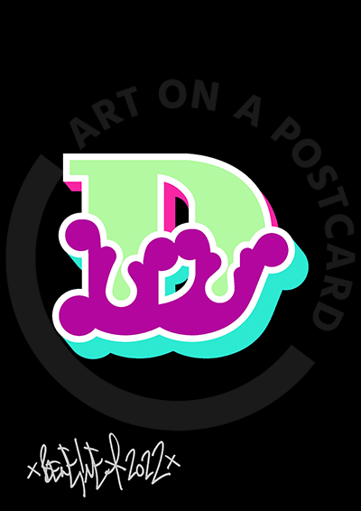 Ben Eine - Circus Font Letters, Hand-signed