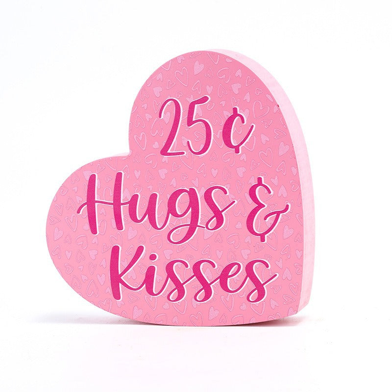 Valentine's Day Gift Love Confession Wooden Craftwork Ornaments