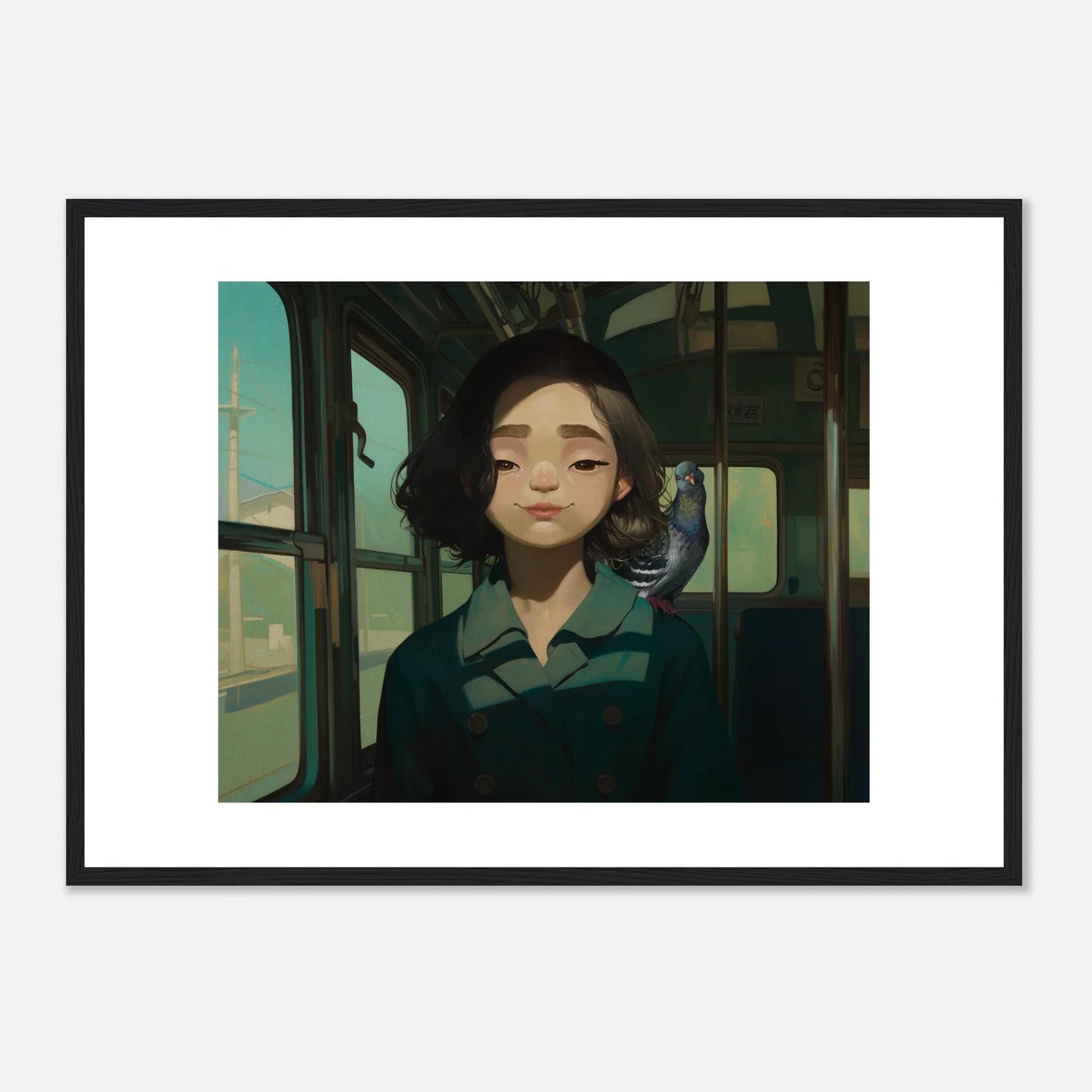 Bebe Wahyu - 'Joyful Journey' Framed Print