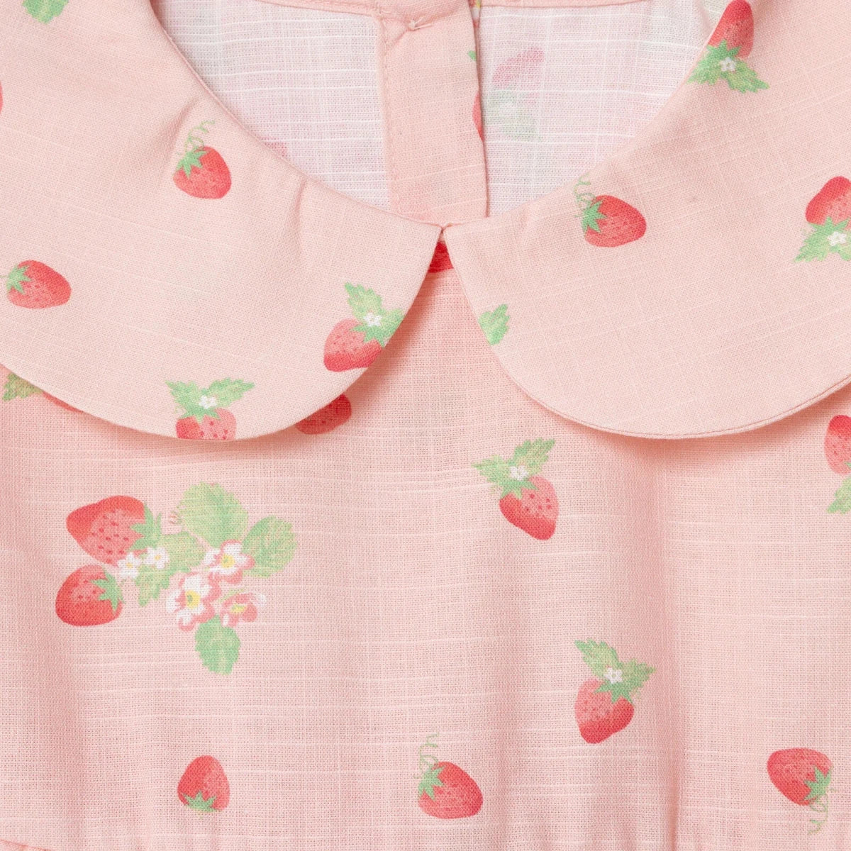 HelloBaby Peter Pan Collar Short Sleeve Baby Dress (6-9 Months to 4-5 Years)