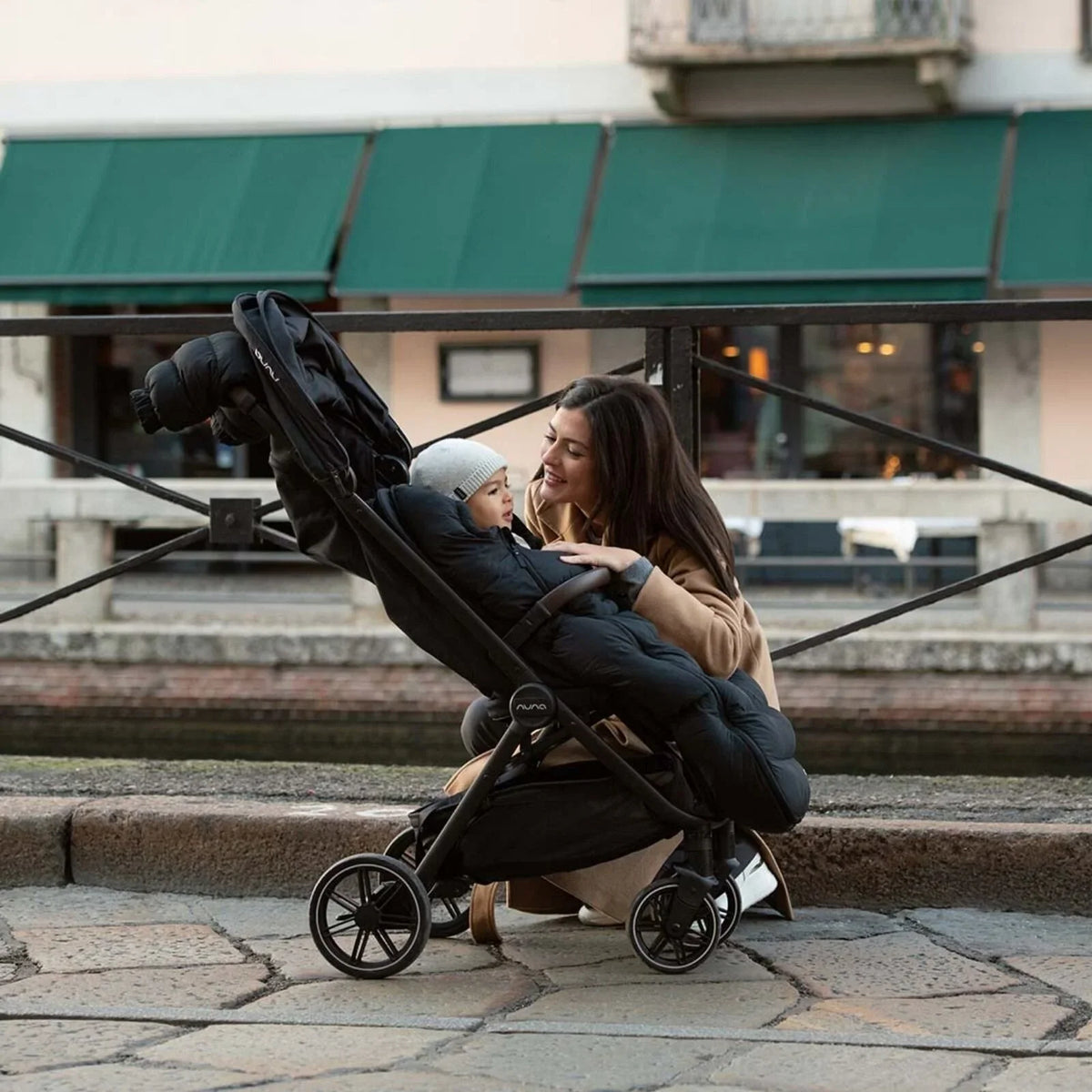 Nuna Winter Stroller Footmuff Set - Caviar