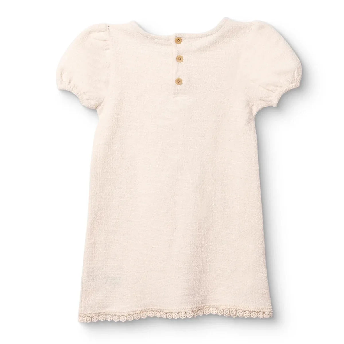 HelloBaby Short Sleeve Jacquard Woven Baby Dress (6-9 Months to 4-5 Years)