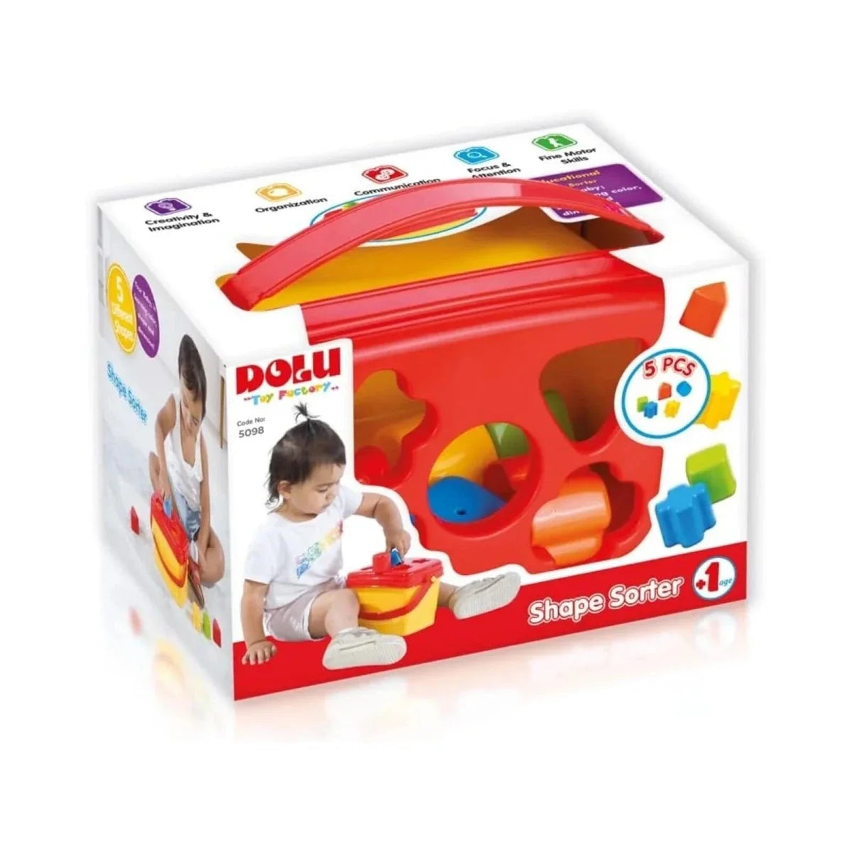 Dolu Shape Sorter Bucket