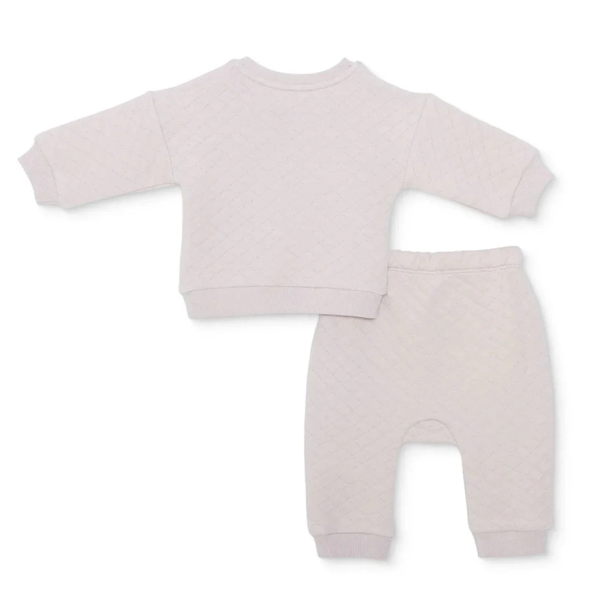 HelloBaby Quilted Texture Baby Sweatshirt & Leggings Set (1-3 to 12 Months)