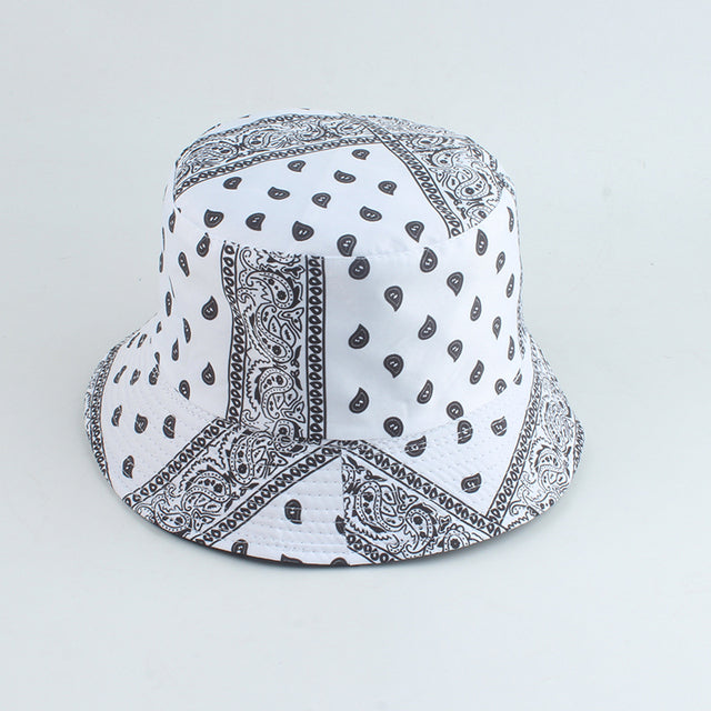 Printed Fisherman Hat Double-sided Can Wear Colorful Triangle Basin Hat