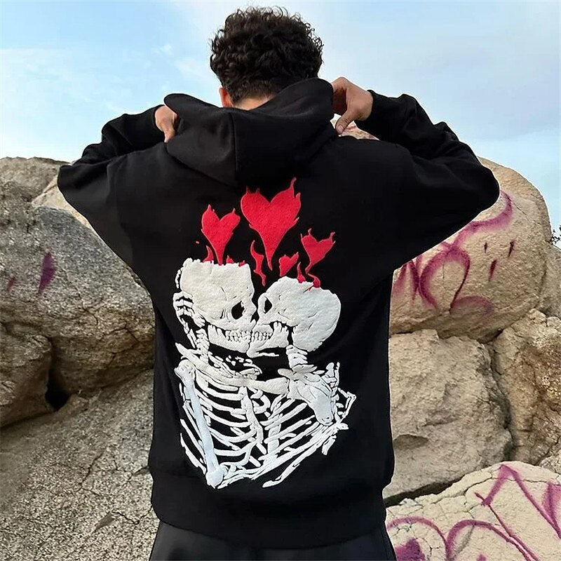 Men's Casual Loose-fitting Hoodie Sweater