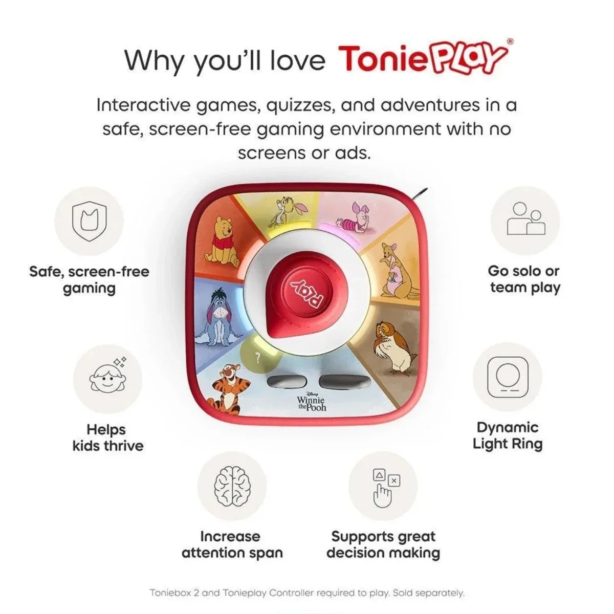 Tonies Tonieplay Disney Winnie the Pooh Tigger's Mix-Up Fix-Up Game