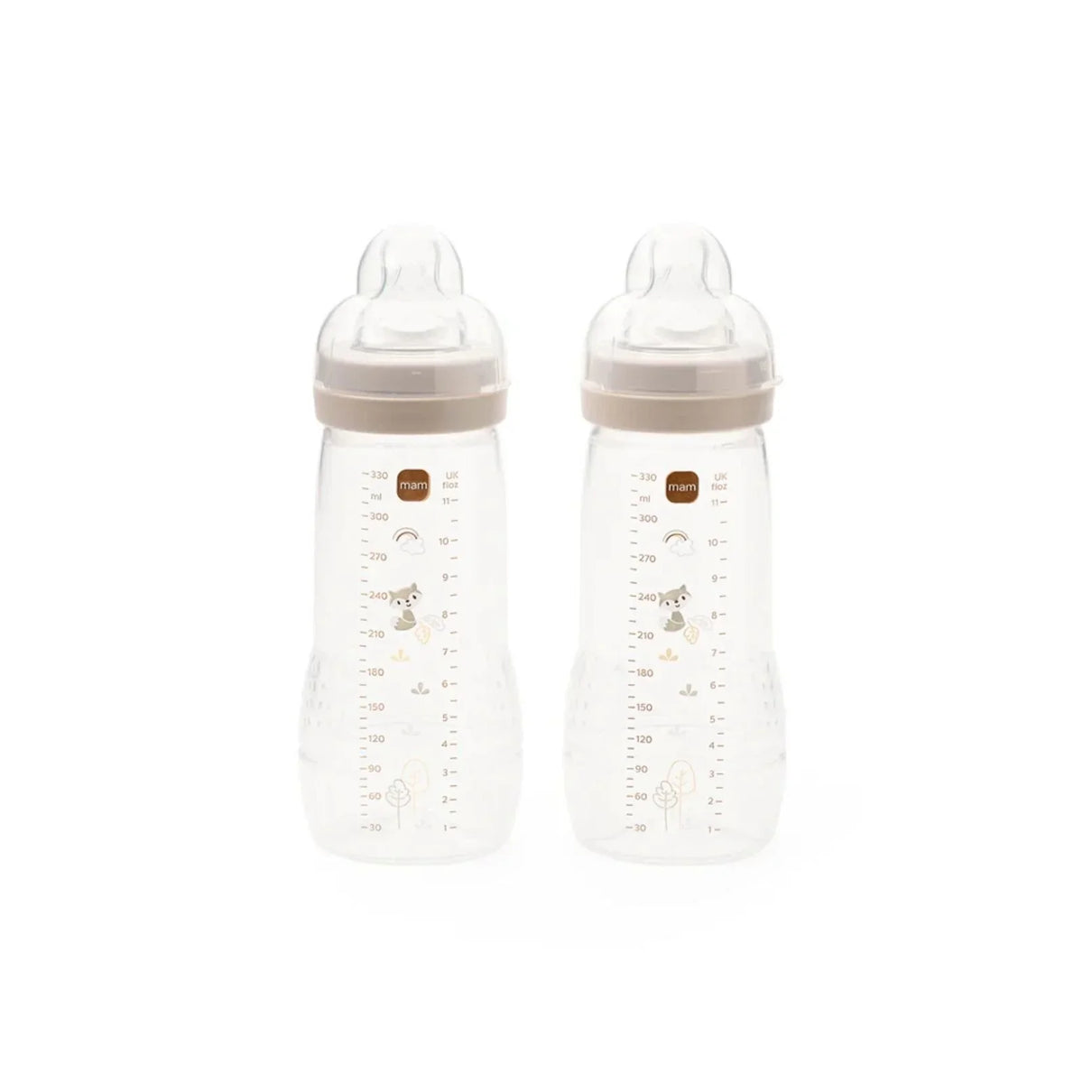 MAM Easy Active Bottle 330ml Unisex Pack of 2 Assorted