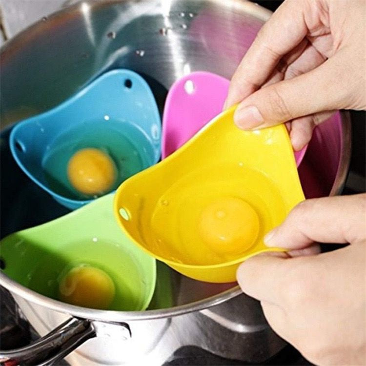 Silicone egg poach pouches 4 pack