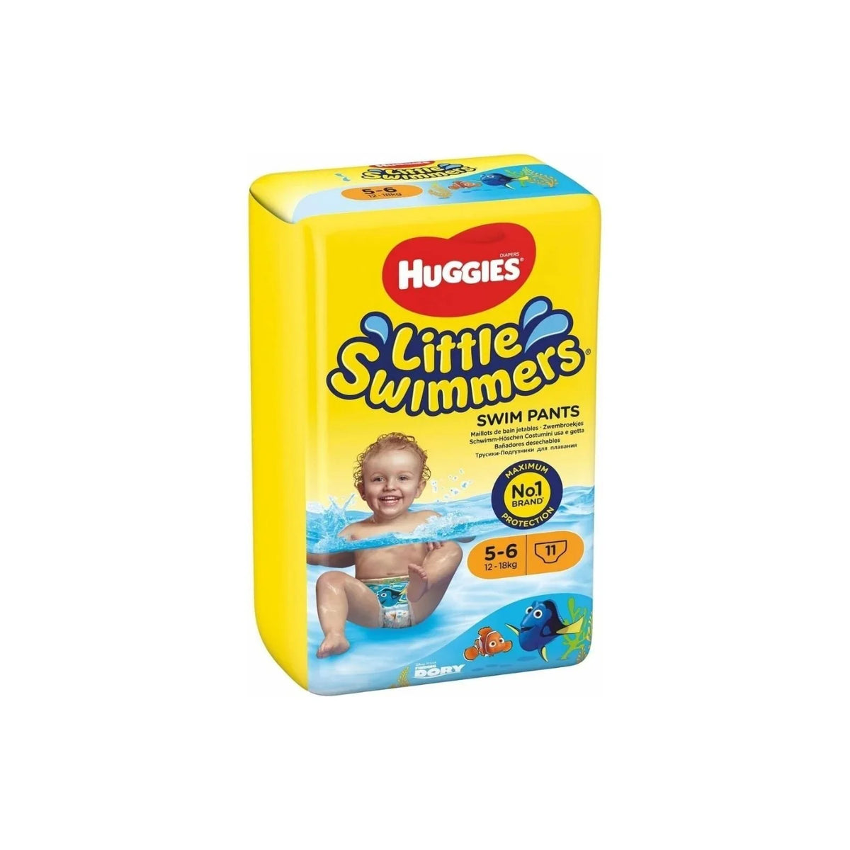 Huggies Little Swimmers Baby Size 5-6 Swim Pants - 11 nappies