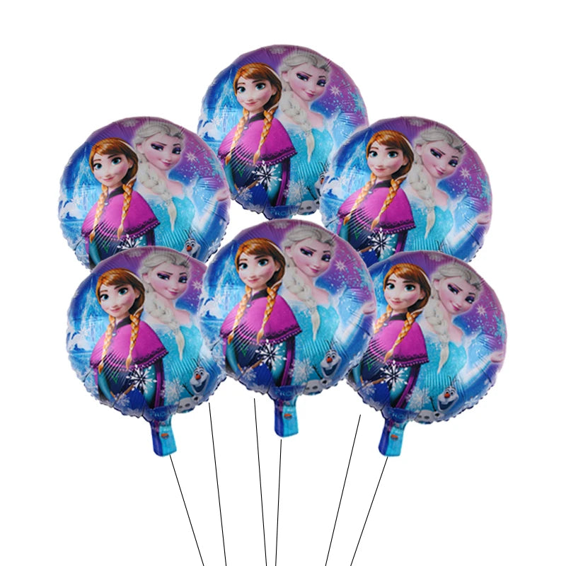 Frozen Anna Elsa Party Supplies – Disposable Plates Cups Napkins Balloons