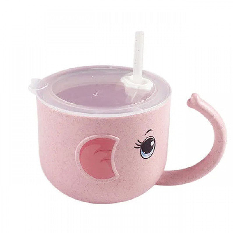 Kidula Silicone Baby Feeding Bottle - BPA-Free Straw Mug for Toddlers