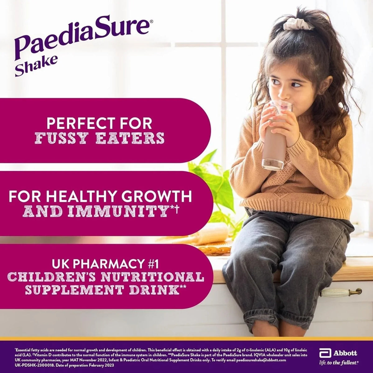 PaediaSure Shake Chocolate Flavoured Nutritional Supplement Powder for Kids 400g