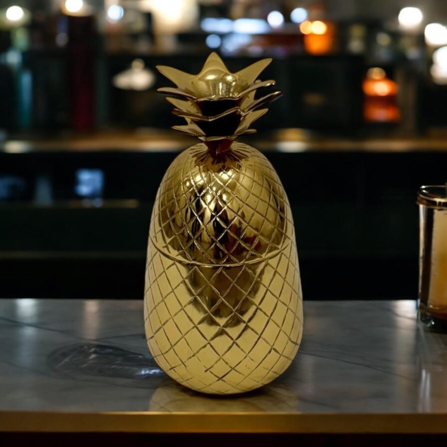25cm GOLD PINEAPPLE ICE BUCKET