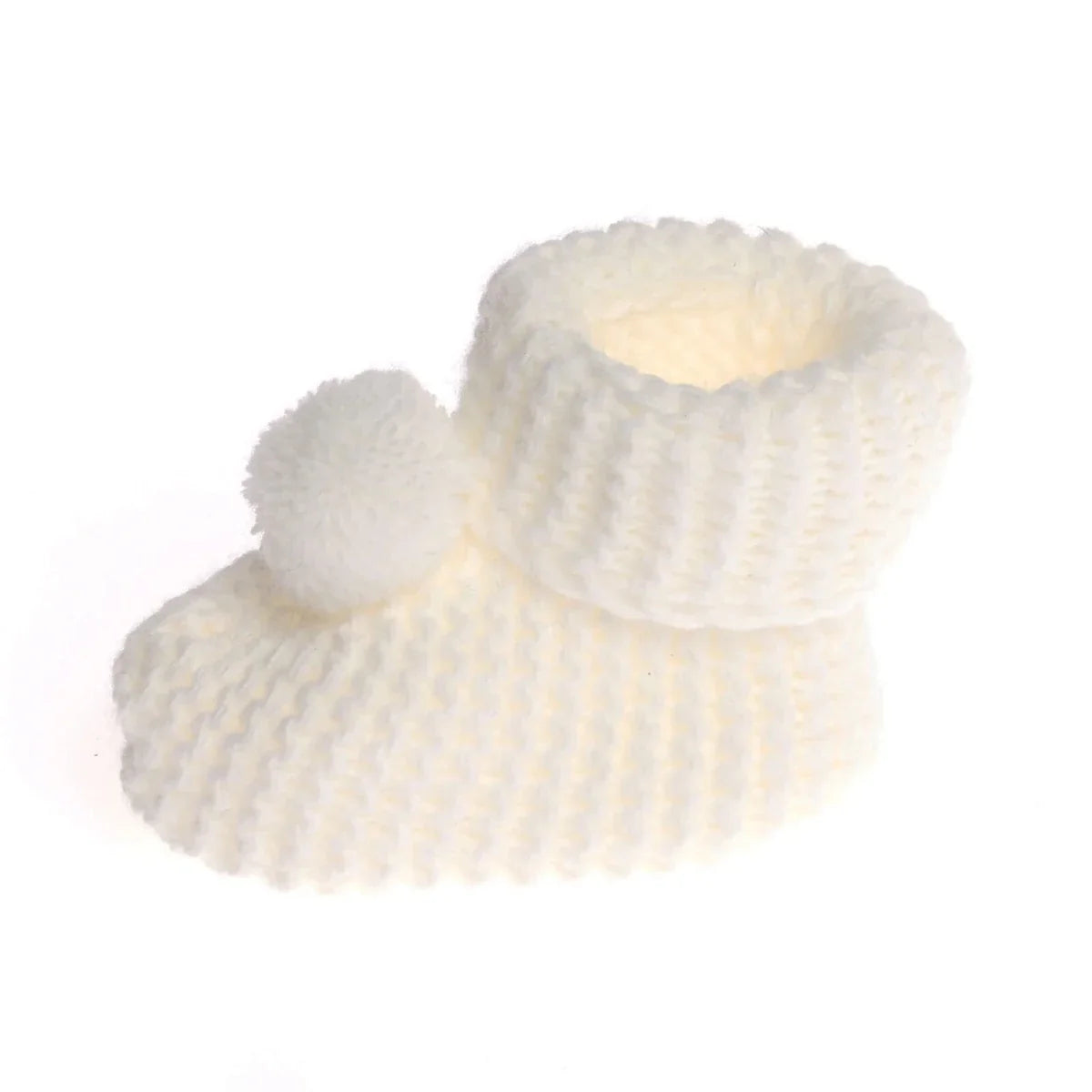 HelloBaby Pom Pom Baby Booties (One Size)