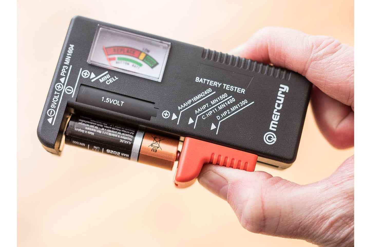 Maplin 80x AA LR6 7 Year Shelf Life 1.5V High Performance Alkaline Batteries with Universal Battery Tester