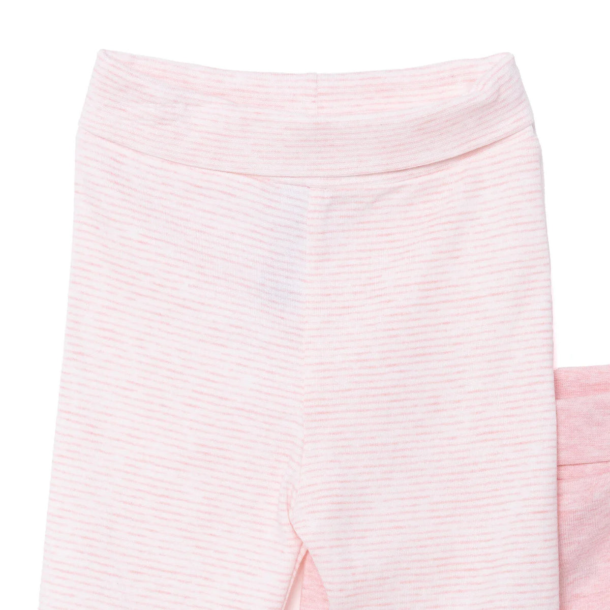 HelloBaby 2 Pack Ribbed Footed Baby Bottoms (Newborn to 9 Months)