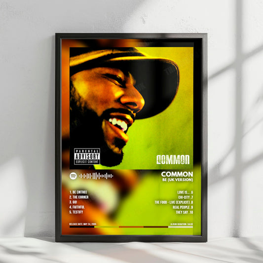 Common "Be  " Album Cover Poster - with Complete Tracklist