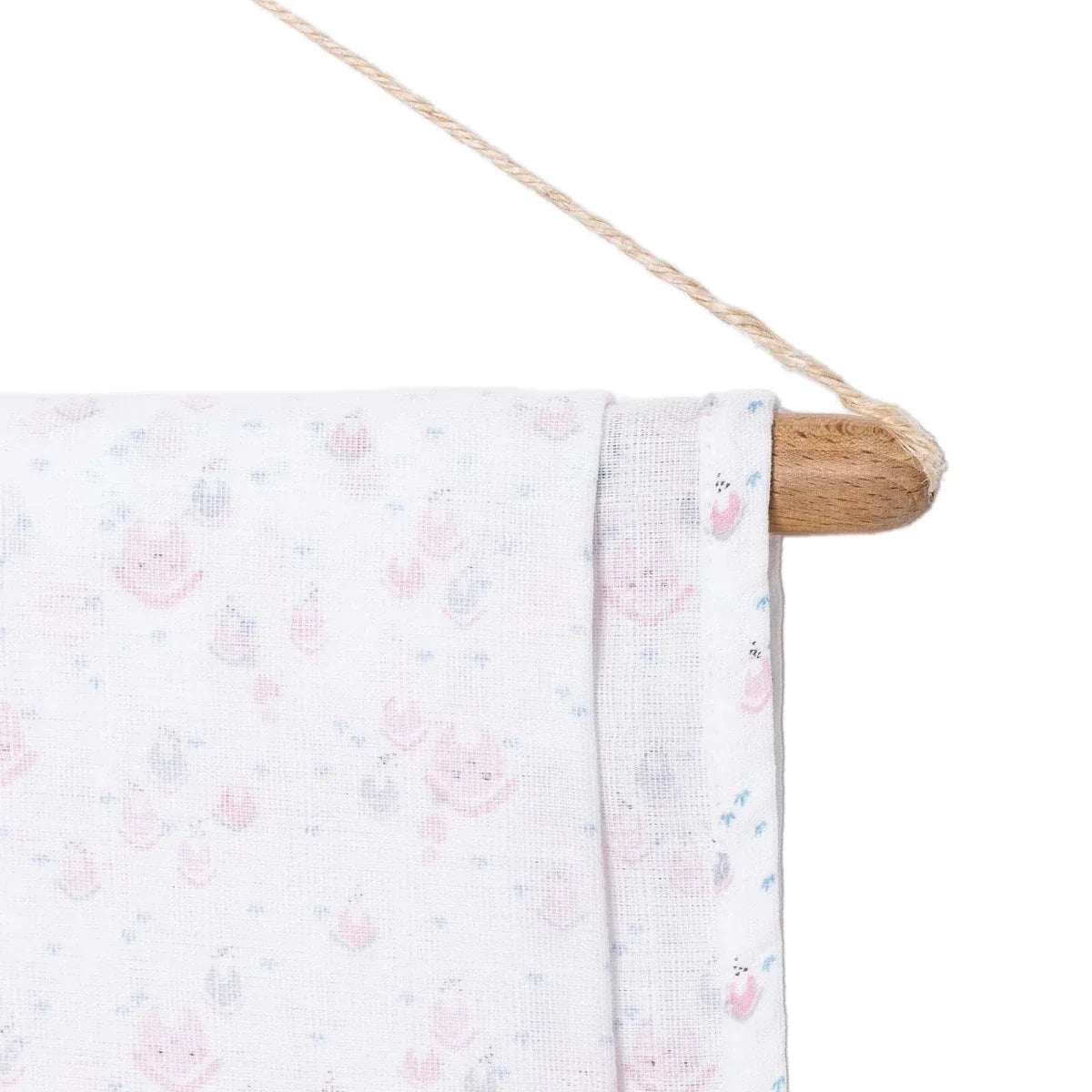 Little Dreams House Print Muslin Baby Blanket (100 x 110 cm)