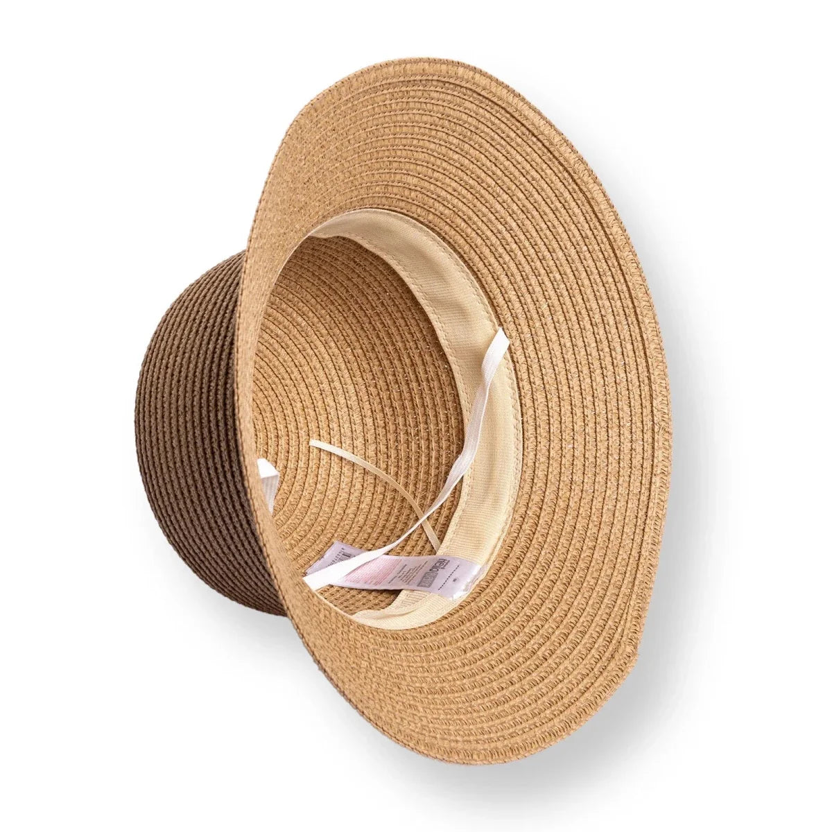 HelloBaby Ribbon Trim Straw Bucket Hat (12 Months to 1-4 Years)