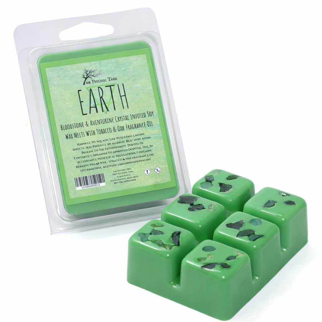 Earth Elements - Crystal Infused Scented Wax Melts