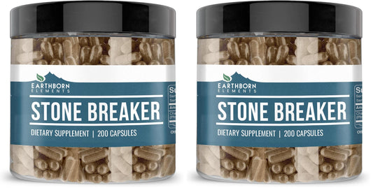 Earthborn Elements Chanca Piedra (Stone Breaker) 200 Capsules – Pack of 2 | Pure & Undiluted