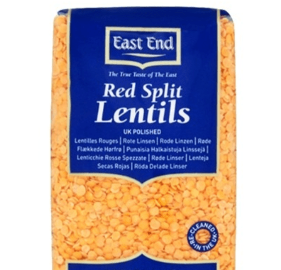East End Red Split Lentils 2KG