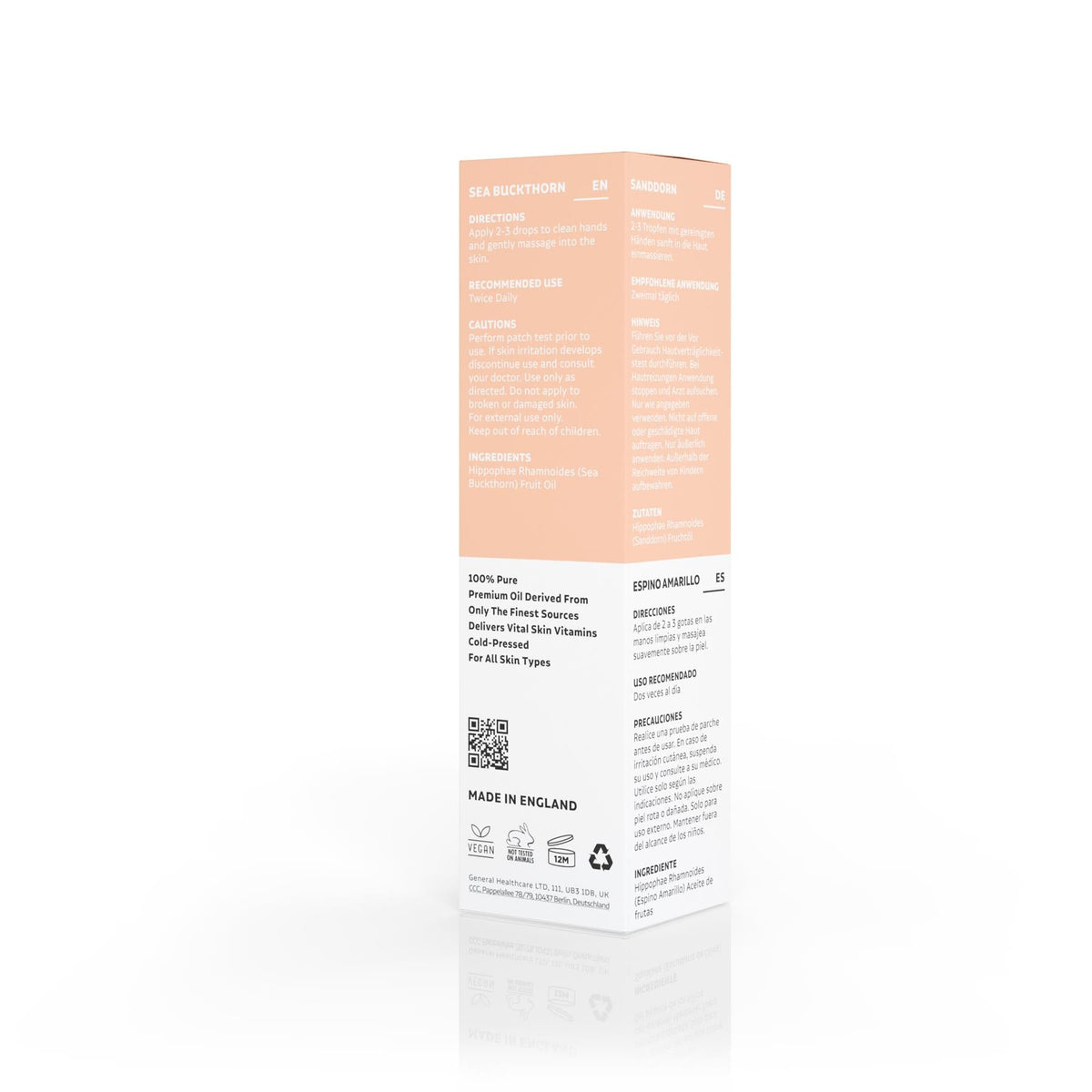 Dermavitamins 100% Pure Sea Buckthorn Oil