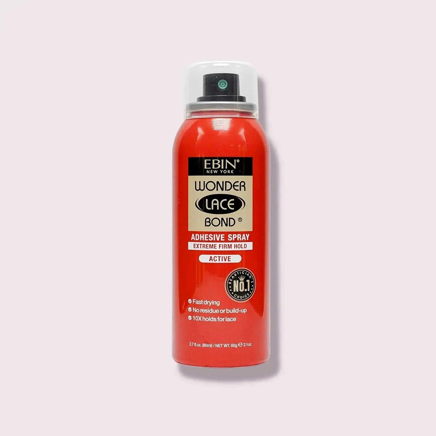 EBIN Wonder Lace Bond Adhesive Spray Active – Extreme Firm Hold 2.7oz/ 80ml